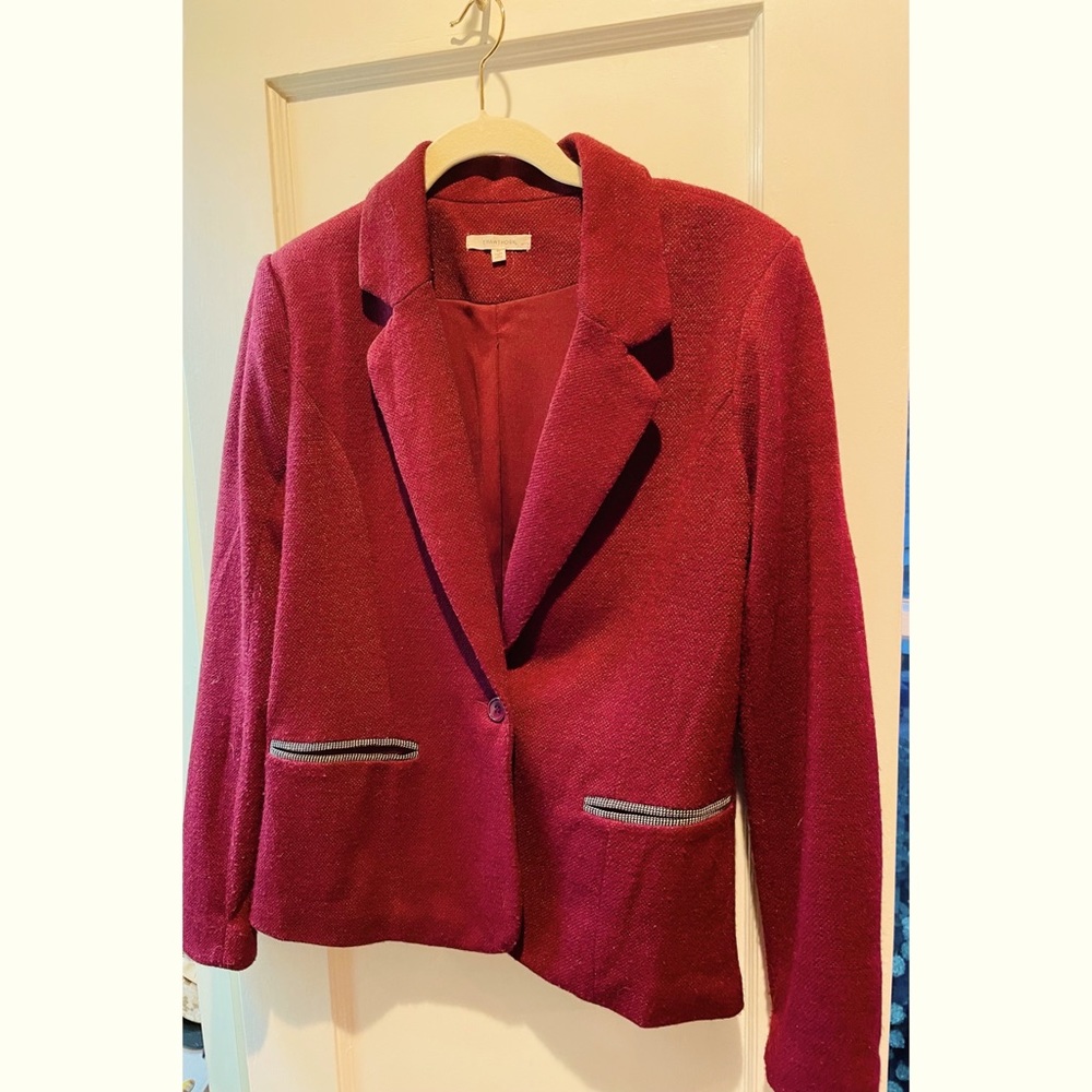 Hawthorn Burgundy Blazer - Medium